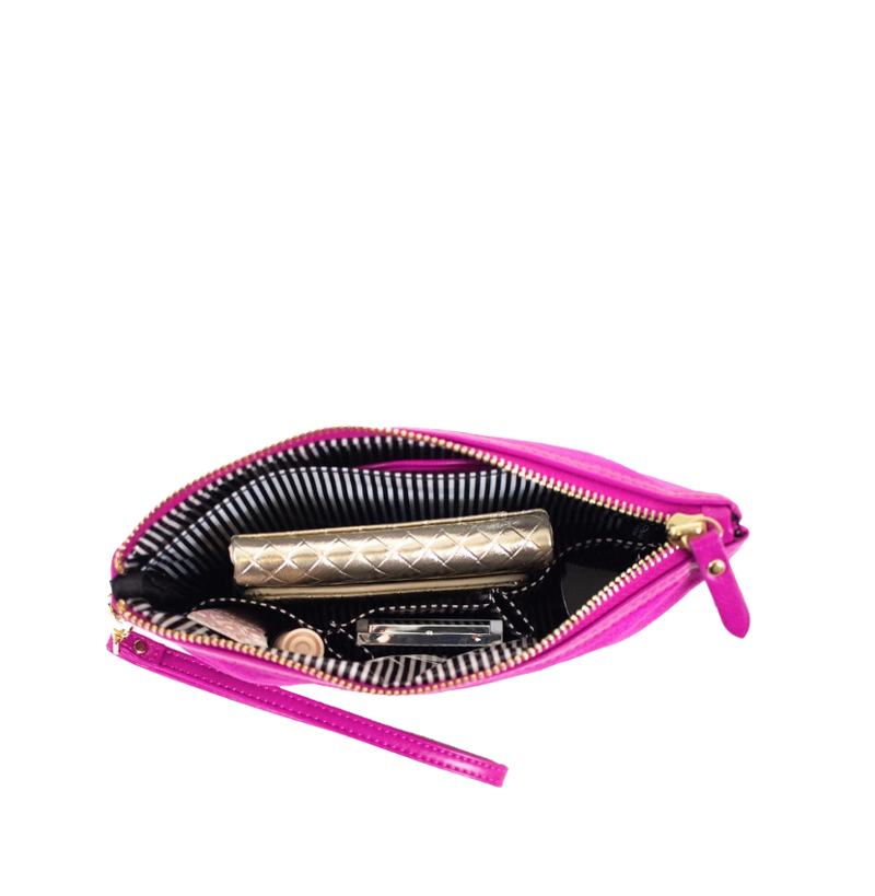 PurseN Getaway Velvet Wristlet Makeup Bag