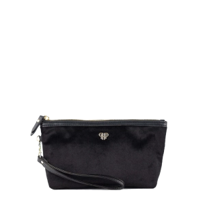 PurseN Getaway Velvet Wristlet Makeup Bag