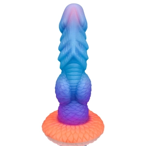 Raichu 8.1 Dragon Dildo Luminous Fantasy Dildo With Clear Stimulating Texture - Laphwing