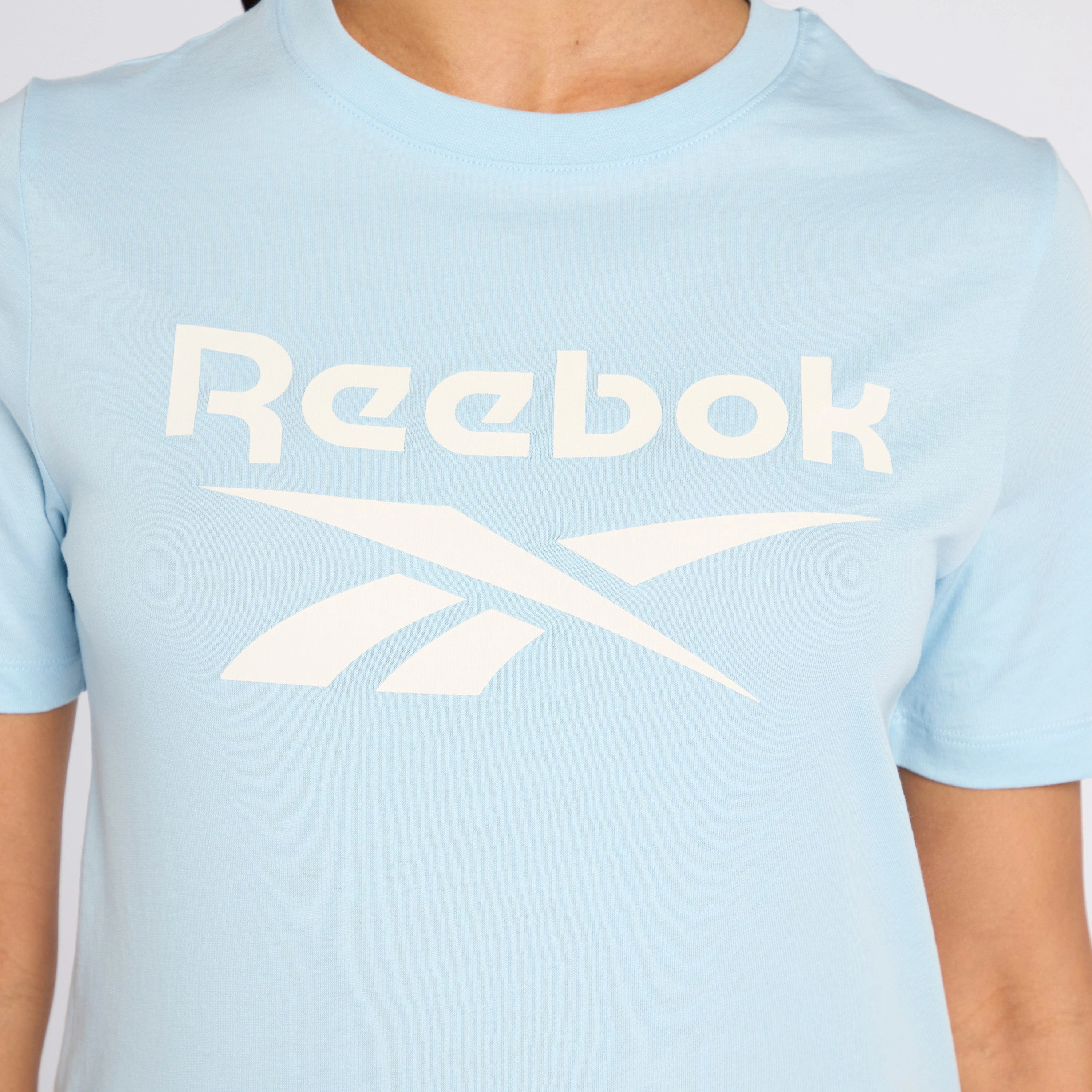 Reebok Identity Big Logo Tee Soft Blue