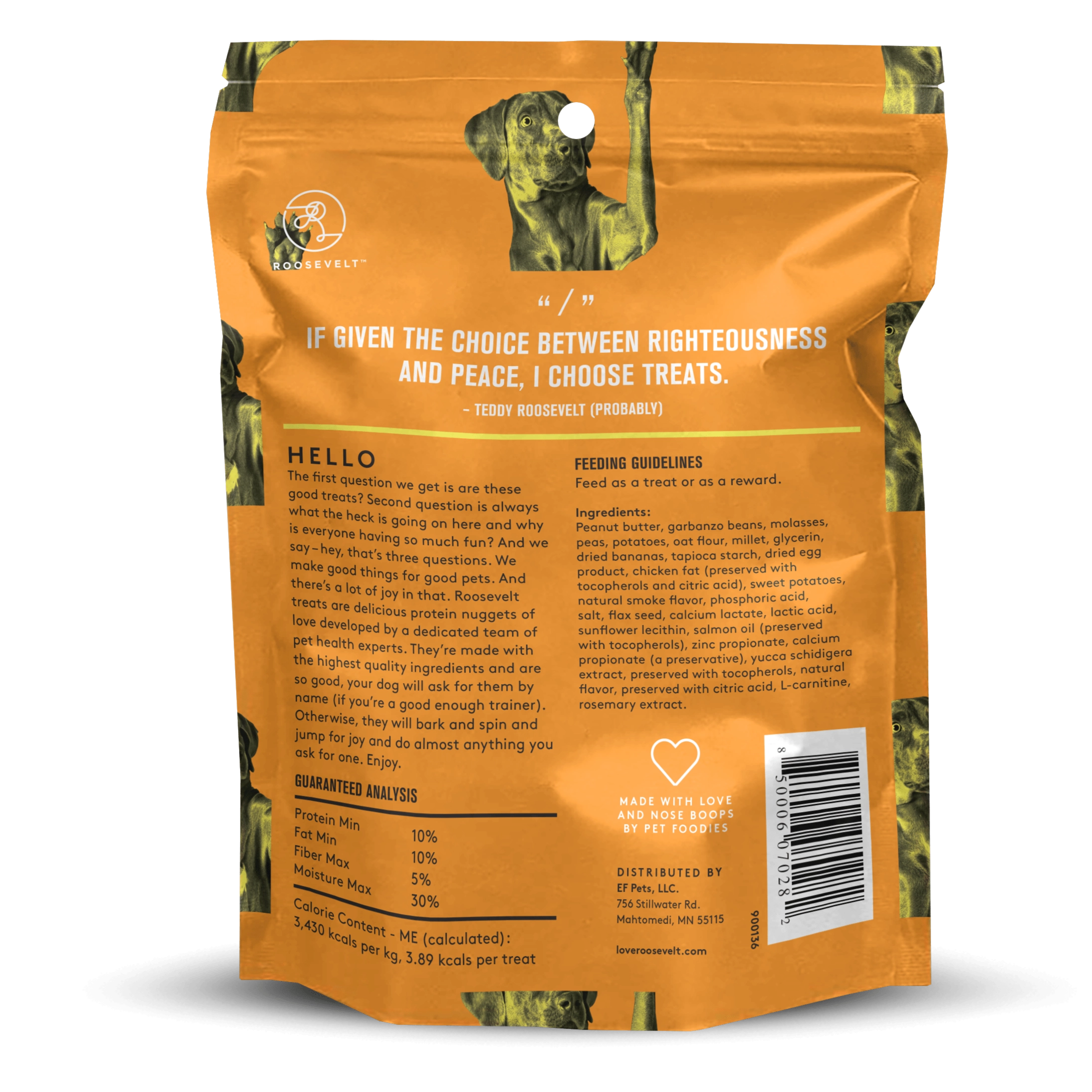 Roosevelt Soft & Chewy Dog Treats Peanut Butter Recipe