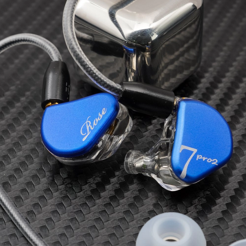 Rose Technics QT-7 PRO2 1DD 2BA 3 Units Hybrid Drivers In-Ear Hi-Fi Earphone