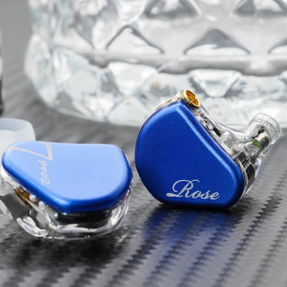 Rose Technics QT-7 PRO2 1DD 2BA 3 Units Hybrid Drivers In-Ear Hi-Fi Earphone