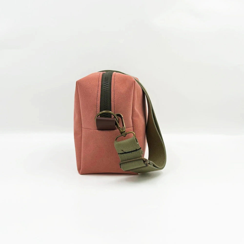 Salmon Alcantara Bag