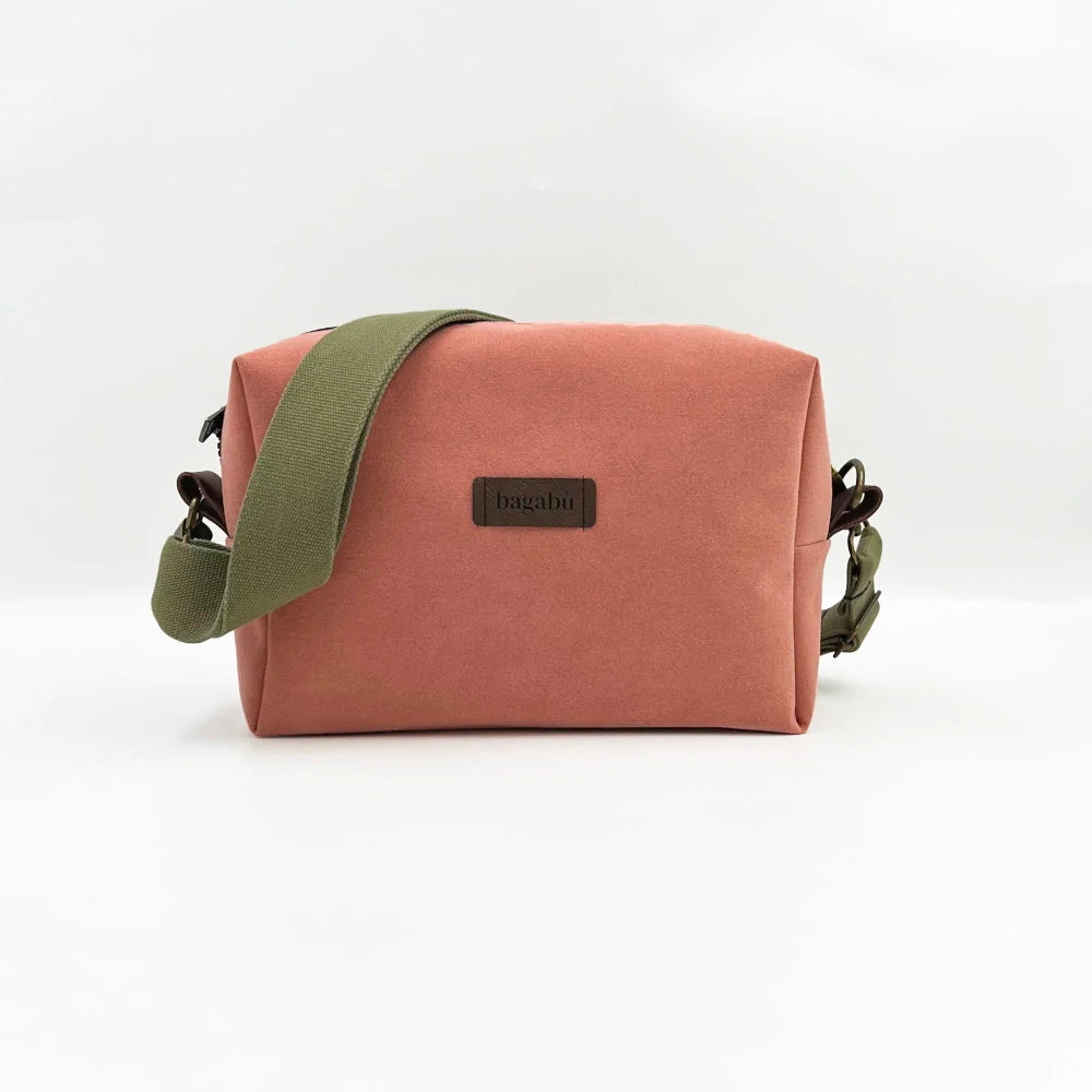 Salmon Alcantara Bag