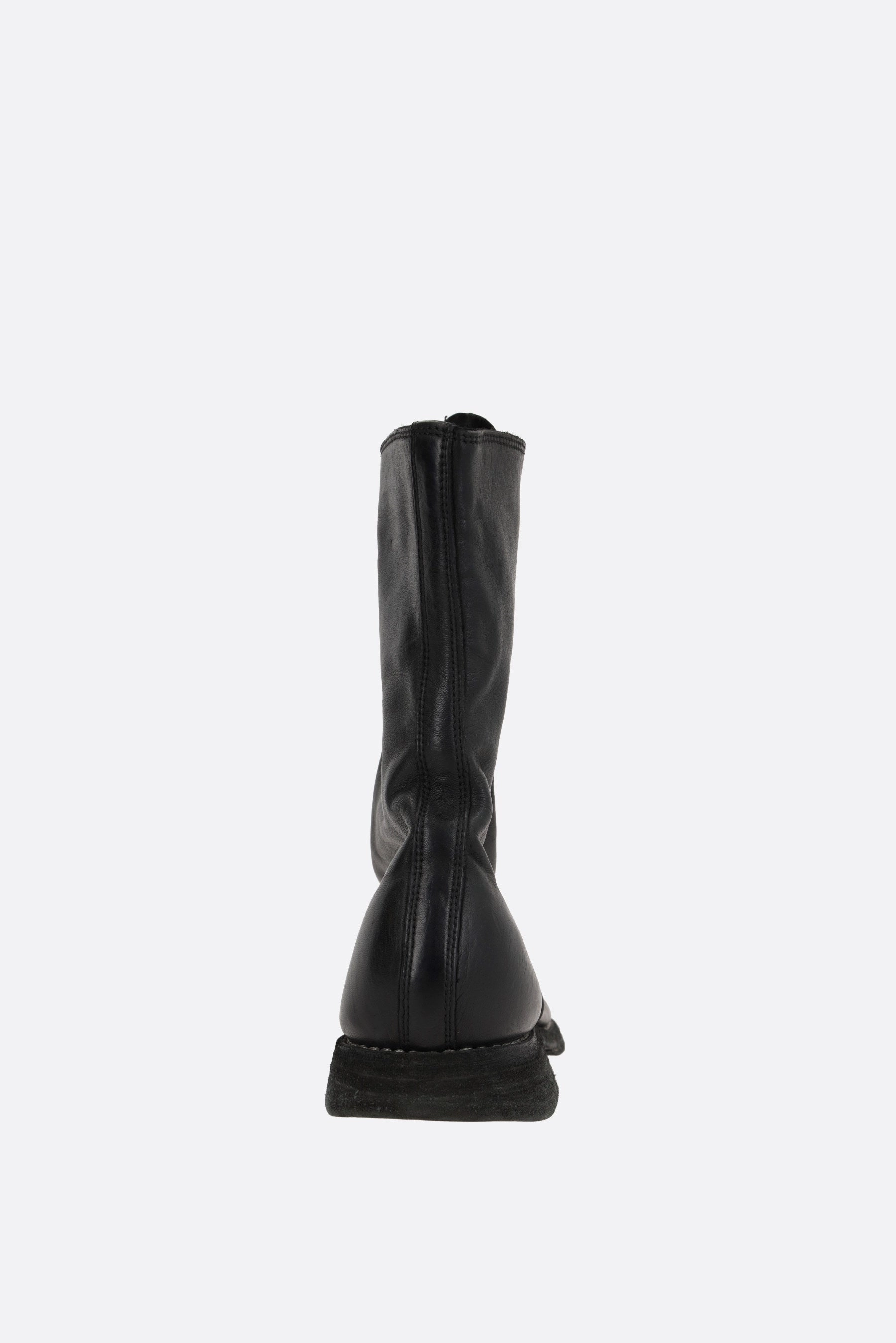 soft grainy leather ankle boots
