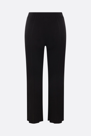 Soft Portrait cropped trousers in rib knit
