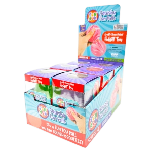Squish and Squeeze Ball Toy - 12 Pieces Per Retail Ready Display 25084