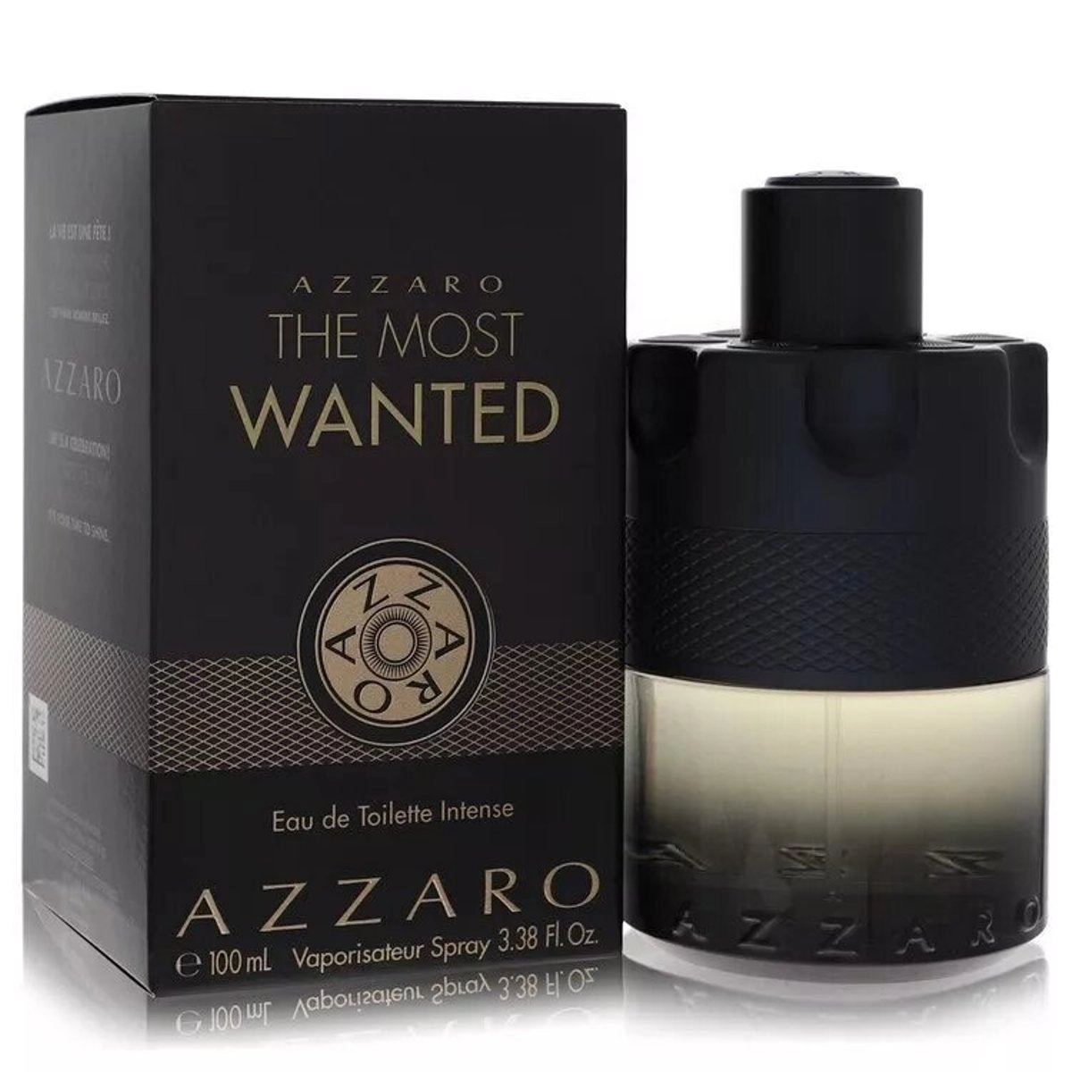 The Most Wanted by Azzaro cologne for men EDT intense 3.3  / 3.4 oz New in Box