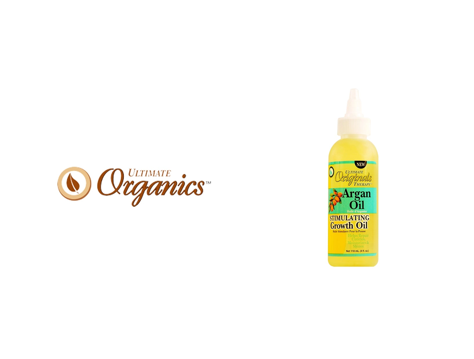 ULTIMATE ORGANICS THERAPY GROWTH OIL 4oz