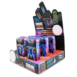 Zodiac Dual Torch Lighter- 12 Pieces Per Retail Ready Display 24385